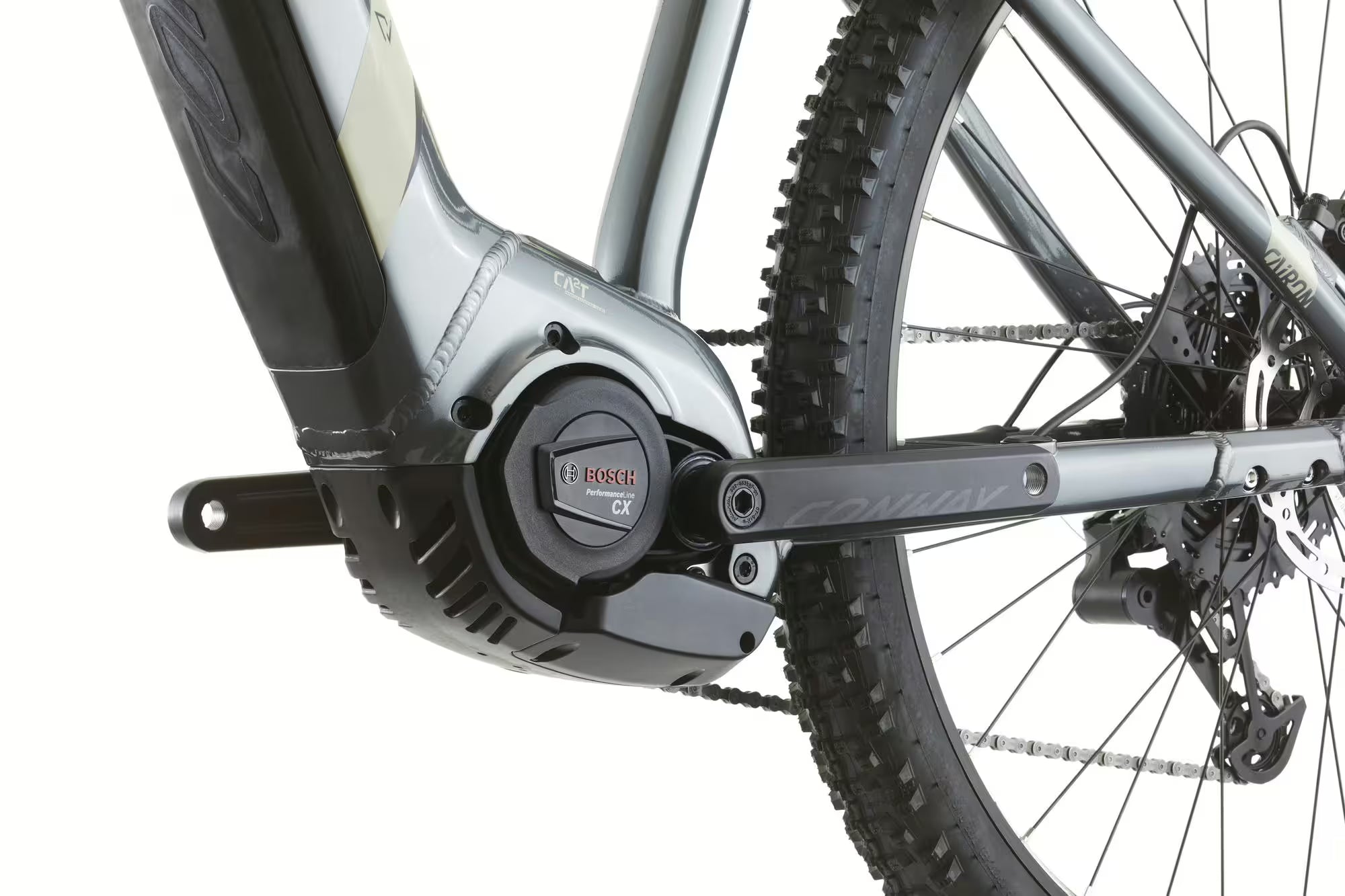 Conway Cairon S 2.0 Trapez 500Wh | E-MTB Hardtail 29" | Bosch CX | Grau | Größe L