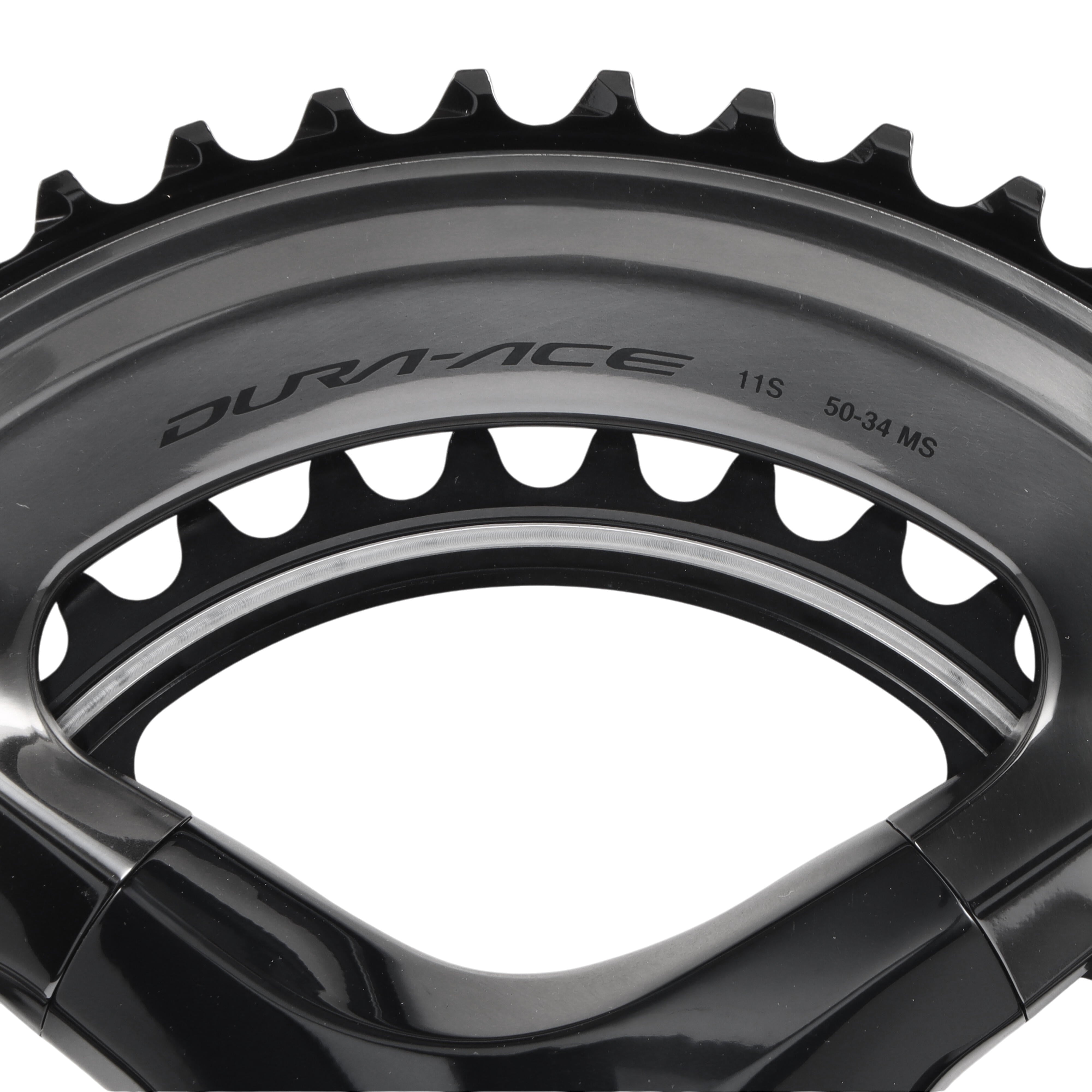 Shimano Dura-Ace FC-R9100 Kurbel | 175 mm | 50/34 Zähne | 2x11-fach | Hollowtech II | Rennrad