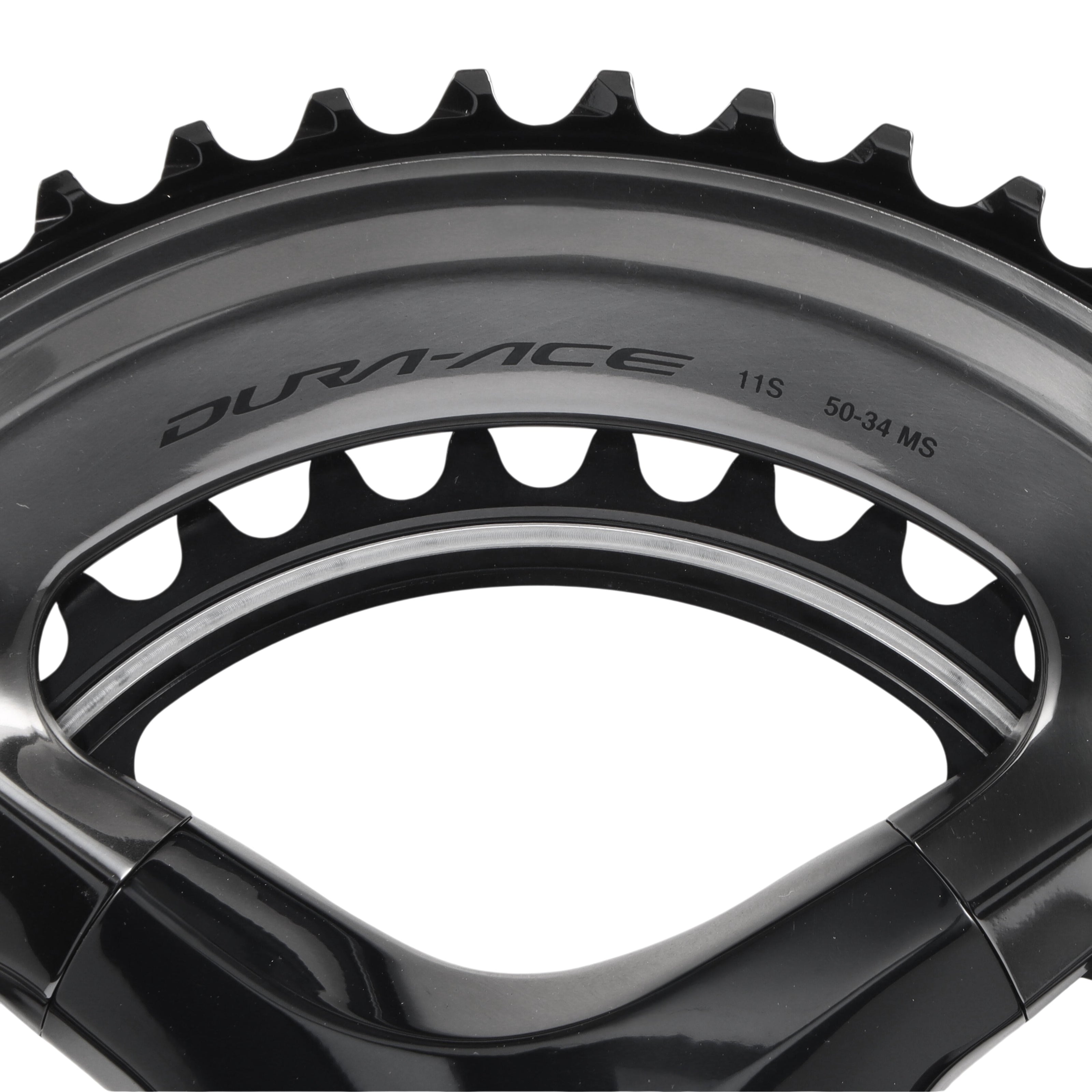 Shimano Dura-Ace FC-R9100 Kurbel | 175 mm | 50/34 Zähne | 2x11-fach | Hollowtech II | Rennrad