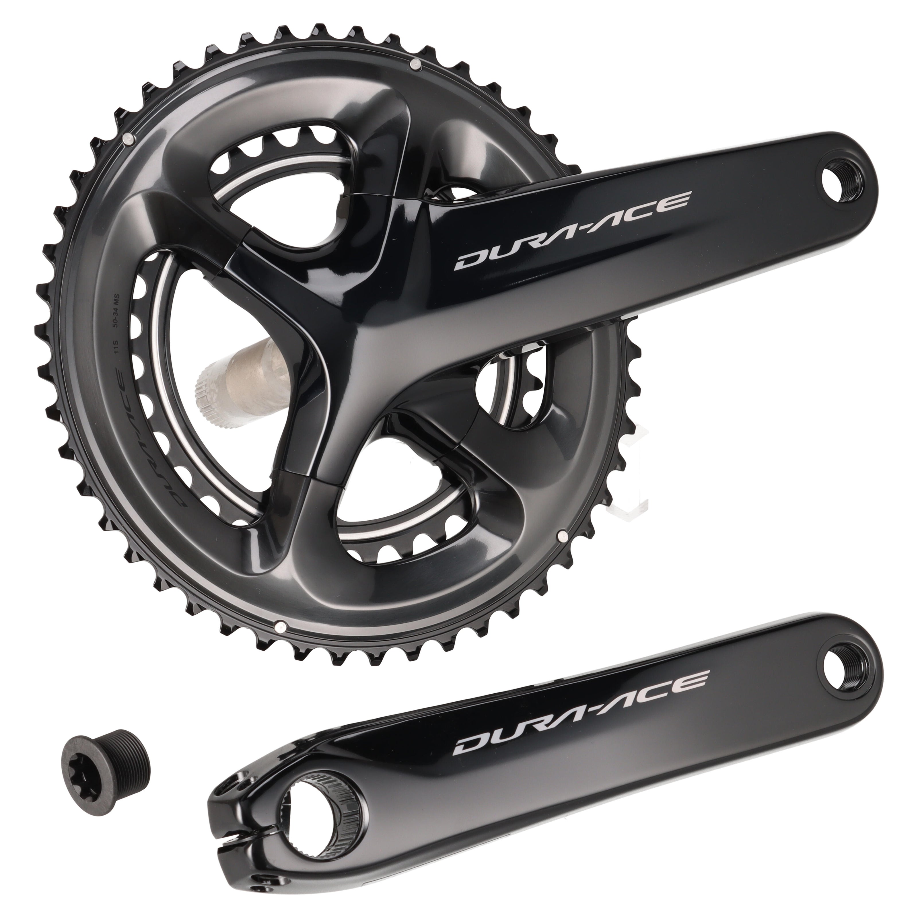 Shimano Dura-Ace FC-R9100 Kurbel | 175 mm | 50/34 Zähne | 2x11-fach | Hollowtech II | Rennrad