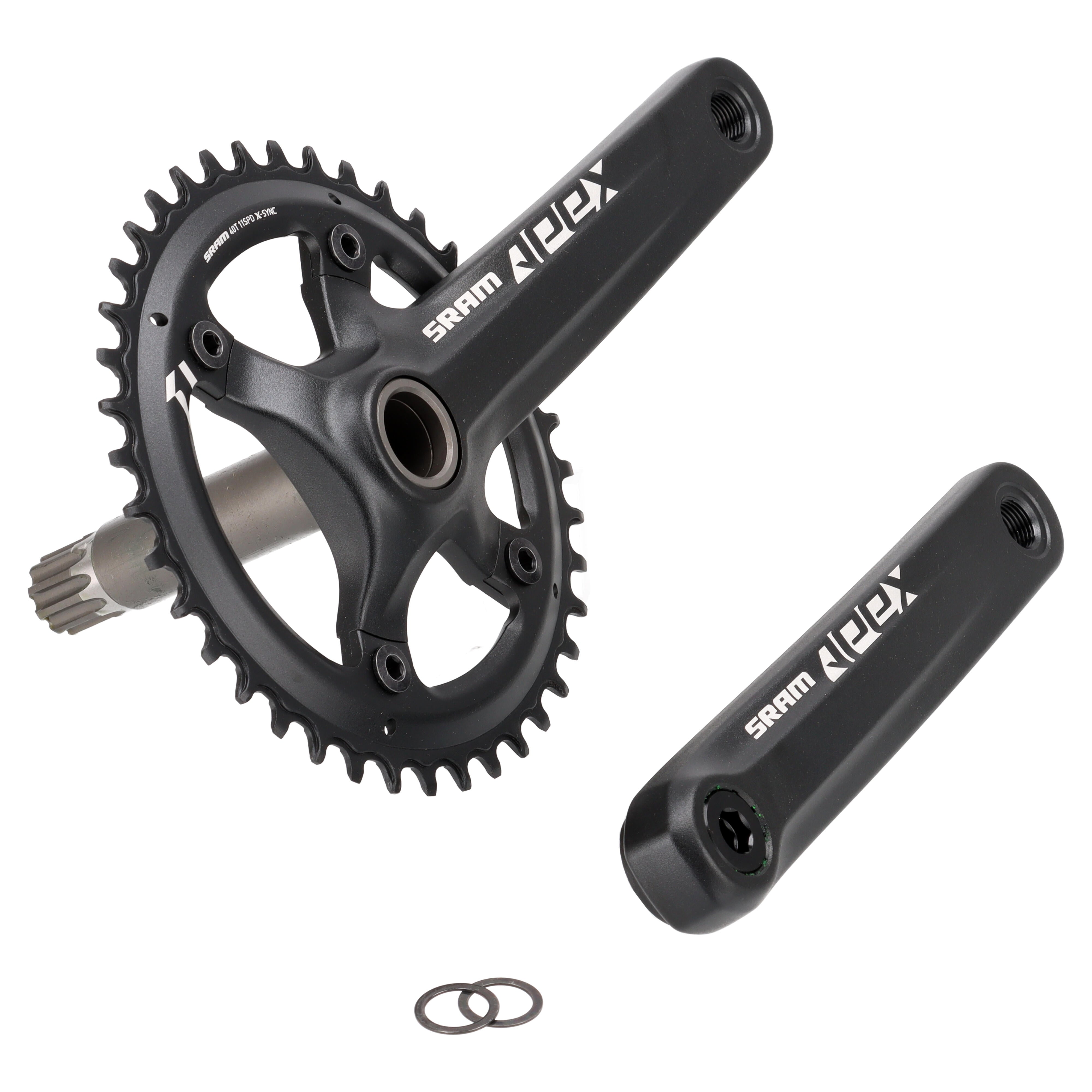 SRAM Apex 1 Kurbelgarnitur | 172,5 mm | 40 Zähne | GXP | 1x10-/11-fach | Rennrad, Gravel