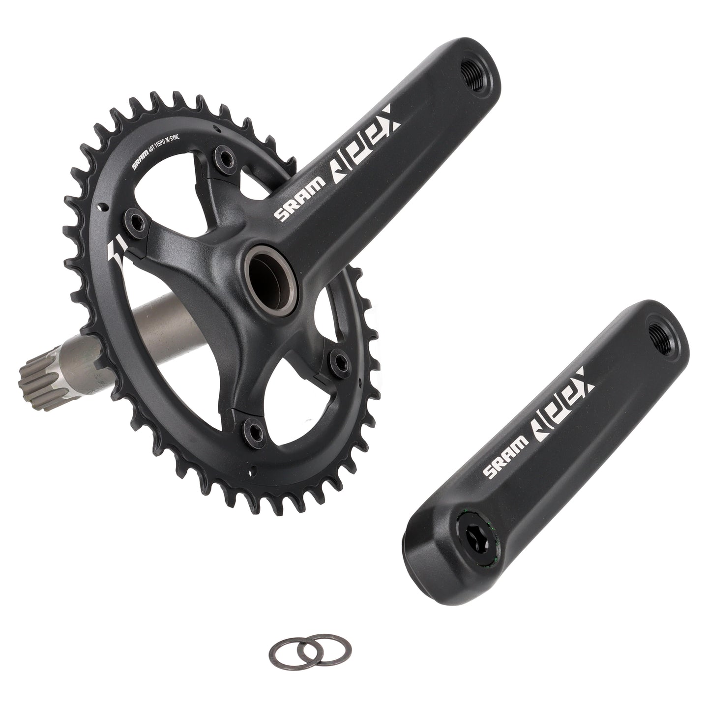 SRAM Apex 1 Kurbelgarnitur | 172,5 mm | 40 Zähne | GXP | 1x10-/11-fach | Rennrad, Gravel
