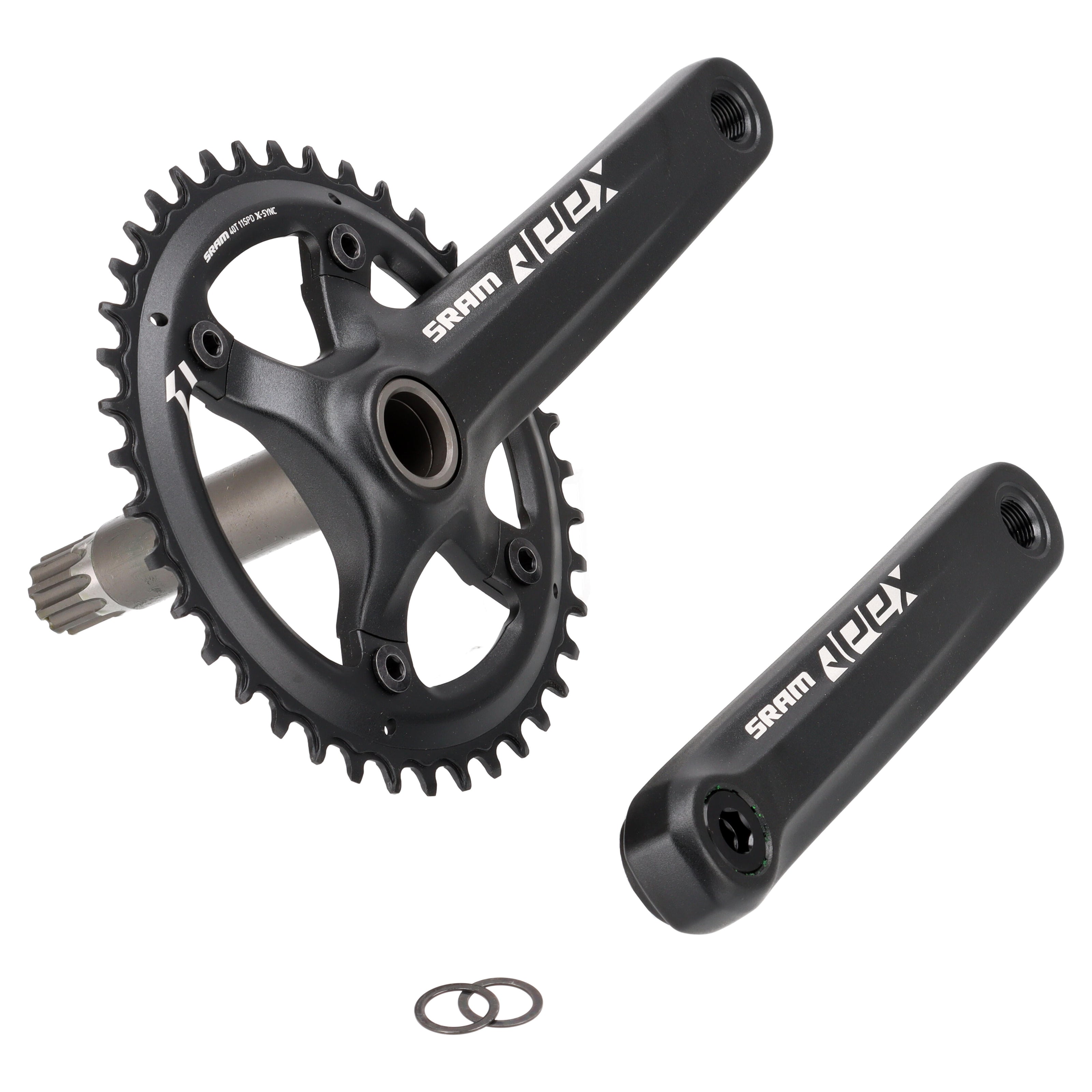 SRAM Apex 1 Kurbelgarnitur | 172,5 mm | 40 Zähne | GXP | 1x10-/11-fach | Rennrad, Gravel